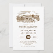 ナチュラル | ファーム | バーン ウッド ウェディング インビテーション (正面)
