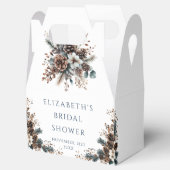 ナチュラル フラワー 松ぼっくり フォレスト ブライダルシャワー フェイバーボックス (オープン)