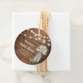 ナチュラル ベイビーズ ブレス ストリング ライト ベイビー シャワー フェイバータグ (インサイチュ)