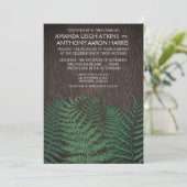 ナチュラル ボタニカル フェアリー カントリー ウェディング 招待状 (スタンド正面)