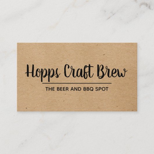 ナチュラル | レイアウト 名刺 (正面)