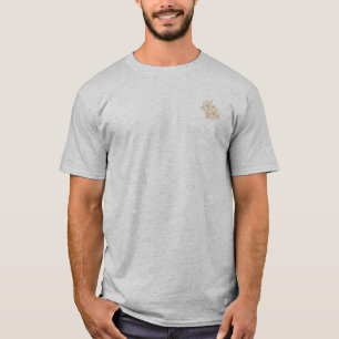 ナチュラル レース ハイビスカス フラワー エンブレム ブロッサム ベーシックス Tシャツ