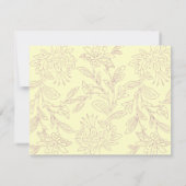 ナチュラル/ローズ セーブ・ザ・デート 出欠カード (裏面)