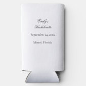 ナチュラル ヴィンテージ フラワー ブライズメイド 提案 ギフト スリム缶クーラー (裏面)