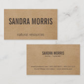 ナチュラル 名刺 (正面/裏面)