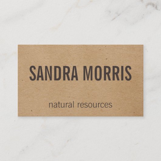 ナチュラル 名刺 (正面)