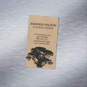 ナチュラル | 木 | ガーデニング | 造園業 マグネット名刺 (インサイチュ)