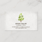 ナチュラル | 木 | ガーデニング | 造園 名刺 (裏面)