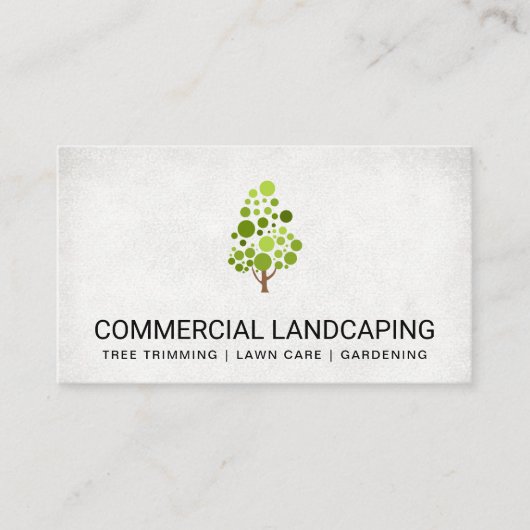 ナチュラル | 木 | ガーデニング | 造園 名刺 (正面)