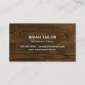 ナチュラル | 木 | ガーデニング | 造園 名刺 (裏面)