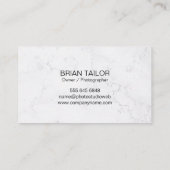 ナチュラル | 水彩ツリー 名刺 (裏面)