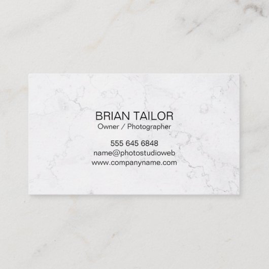 ナチュラル | 水彩ツリー 名刺 (裏面)