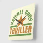 ナチュラ生まれススリラカスタムー壁時計 スクエア壁時計 (傾斜)