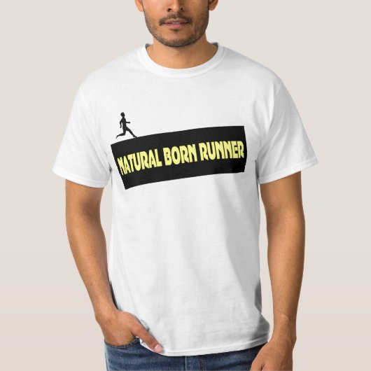 ナチュラ生まれルランナー – メランニングンスのTシャツ Tシャツ (正面)