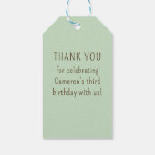 ナチュラ疑問に思ル第3誕生日ありがとう ギフトタグ (裏面)