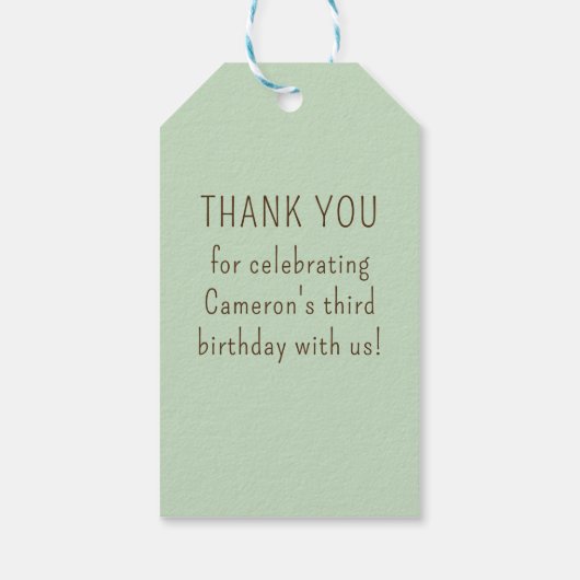 ナチュラ疑問に思ル第3誕生日ありがとう ギフトタグ (裏面)