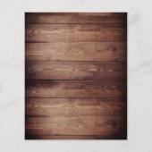 ナチュラ素朴ル・ウッド&ホワイト・ライト・ストリン結婚グ チラシ (裏面)