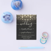 ナチュラ素朴ル・ウッド&白黒ラ結婚イツ チラシ (シングル)
