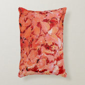 ナチュラ鮮やかル赤葉クッション アクセントクッション (正面(垂直))