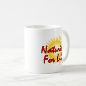 ナチュリスト/ヌーディスト コーヒーマグカップ (正面右)