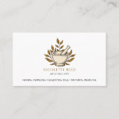 ナチュロパシー医師の水の色モルタルピスルブシン 名刺 (正面)