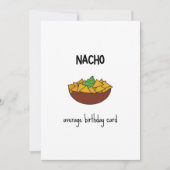 ナチョおもしろいプン誕生日カード (正面)