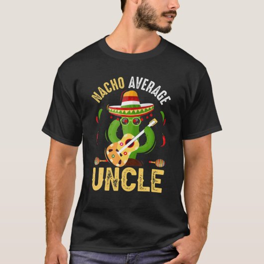 ナチョおもしろいンコデマヨソンブレロM伯父 Tシャツ (正面)