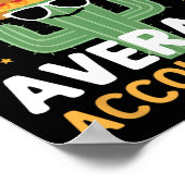 ナチョおもしろい平均会計士Cinco De Mayo Mexic ポスター (角)