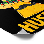 ナチョおもしろい平均夫結婚郎のCinco De ポスター (角)