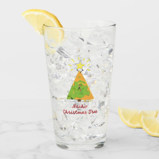 ナチョのクリスマスツリー タンブラーグラス (アイス正面)