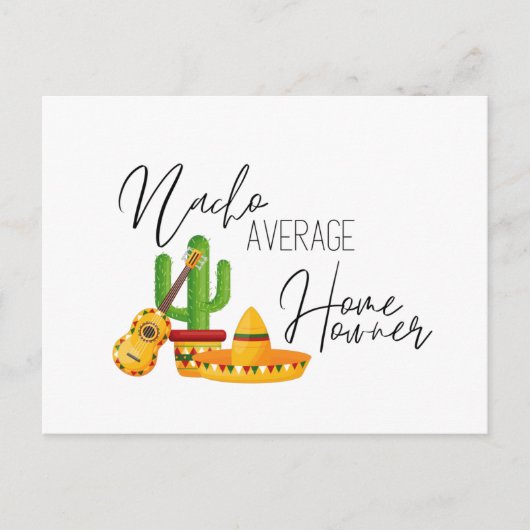 ナチョの平均的な家主   ポストカード (正面)
