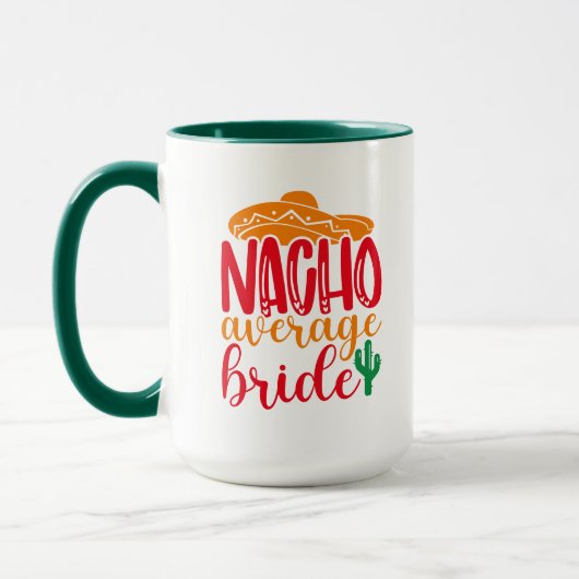 ナチョの平均花スペインの嫁の名結婚前 マグカップ (左)