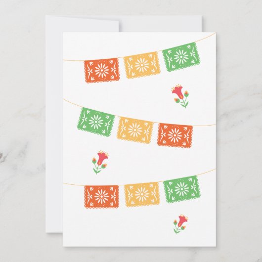 ナチョアベレージマフィエスタベビーシャワー招待状 招待状 (裏面)