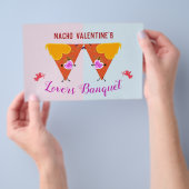 ナチョキスをするバレンタインイベント チラシ (ハンドル)