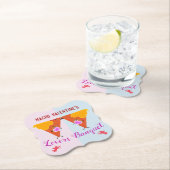 ナチョキスをするバレンタインイベント ペーパーコースター (インサイチュ)