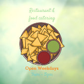 ナチョス漫画イラストレーション ウィンドウサイン (シート3)