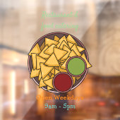 ナチョス漫画イラストレーション ウィンドウサイン (シート2)