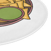 ナチョス漫画イラストレーション カッティングボード (角)