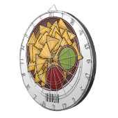 ナチョス漫画イラストレーション ダーツボード (正面右)