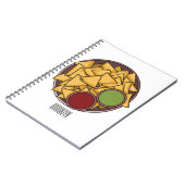 ナチョス漫画イラストレーション ノートブック (左側)