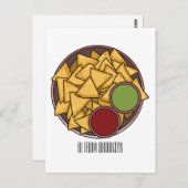 ナチョス漫画イラストレーション ポストカード (正面/裏面)