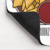 ナチョス漫画イラストレーション マウスパッド (コーナー)