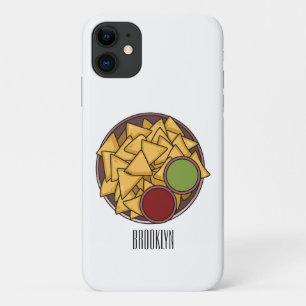 ナチョス漫画イラストレーション iPhone 11 ケース