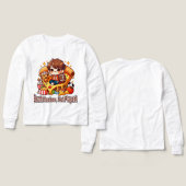 ナチョス荷車を引くス、選手ではない – おもしろいチビ(小さくかわいく書いた感じ) (デザイン 正面&背面)