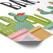 ナチョバーメキシカンフードサボフィエスタテーブルサイン ポスター (角)