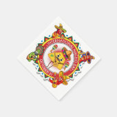 ナチョ国際的ーの日 スタンダードカクテルナプキン (角)