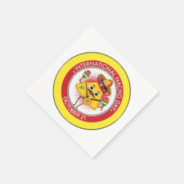 ナチョ国際的ーの日 スタンダードカクテルナプキン