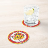 ナチョ国際的ーの日 ラウンドペーパーコースター (インサイチュ)