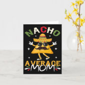 ナチョ平均おもしろい母メキシコ母シンコデマヨ カード (黄色い花)