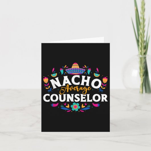 ナチョ平均カウンセラーCinco De Mayoマッチングファム カード (正面)